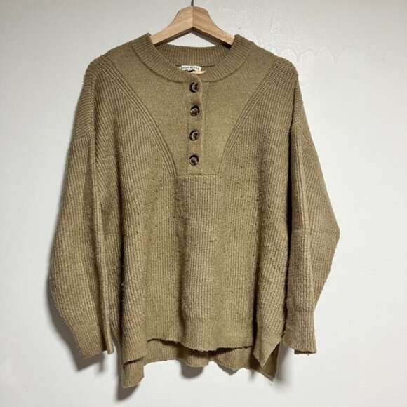 Moon River Olive Green Chunky Knit Sweater – Size M - Picture 1 of 9
